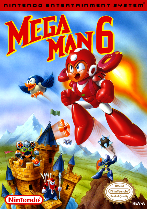 Mega Man 6 (USA) box art